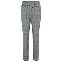 Vero Moda Dámske nohavice VMEVA HR LOOSE PAPERBAG CHECK PANT NOOS Grey/White M