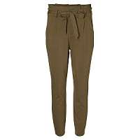 Vero Moda Dámske nohavice VMEVA HR LOOSE PAPERBAG PANT NOOS KI Ivy Green M