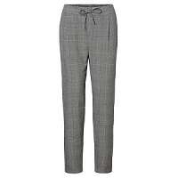 Vero Moda Dámske nohavice VMEVA MR LOOSE STRING CHECKED PANTS NOOS Grey/White M