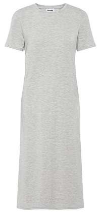 Vero Moda Dámske šaty Gava Ss Dress Wma Noos Light Grey Melange XL