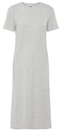 Vero Moda Dámske šaty Gava Ss Dress Wma Noos Light Grey Melange XL