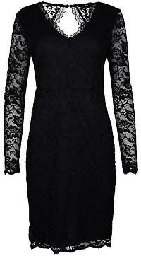 Vero Moda Dámske šaty Lucia Ls Short Dress Boo Ki Black XS