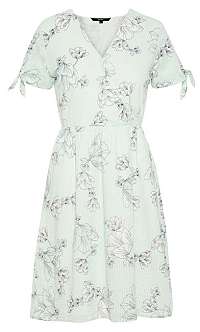 Vero Moda Dámske šaty Sally Ss Hab Dress Wvn Bok Choy M