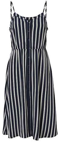 Vero Moda Dámske šaty Sasha Singlet Dress Noos Navy Blazer Snow White Coco M