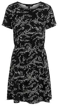 Vero Moda Dámske šaty VMAUTUMN AMAZE S / S SHORT DRESS WVN LCS Black XL