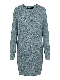 Vero Moda Dámske šaty VMDOFFY LS O-NECK DRESS COLOR Ponderosa Pine MELANGE S