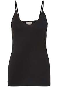 Vero Moda Dámske tielko VMMAXI MY SOFT V SINGLET GA Noosa Black L