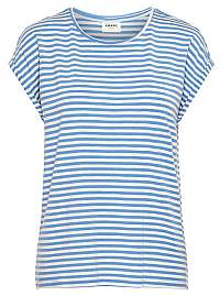 Vero Moda Dámske tričko Ava Plain Ss Top Stripe Ga Color Granada Sky XS