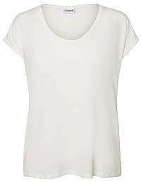 Vero Moda Dámske tričko Cina Ss U-neck Vma Snow White M