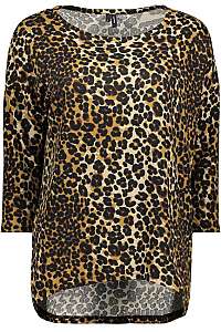 Vero Moda Dámske tričko VMMALENA 3/4 Blouse EXP Noosa Silver Mink M