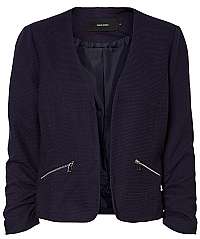 Vero Moda Dámsky blejzer VMINEZ 3/4 ZIP BLAZER BOO Night Sky