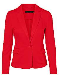 Vero Moda Dámsky blejzer VMJULIA LS BLAZER DNM COLOR Goji Berry