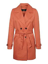 Vero Moda Dámsky kabát VMBERTA 3/4 JACKET COL Bruschetta M