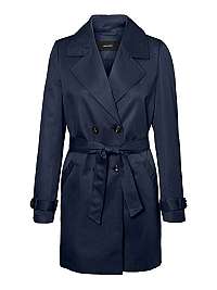 Vero Moda Dámsky kabát VMBERTA 3/4 JACKET COL Navy Blaze r S