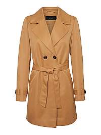 Vero Moda Dámsky kabát VMBERTA 3/4 JACKET COL Tobacco Brown M