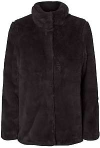 Vero Moda Dámsky kabát VMMINK faux FUR JACKET Black L