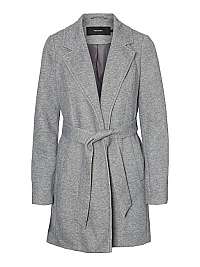 Vero Moda Dámsky kabát VMVERODONA trenchcoat COL Light Grey Melange XL