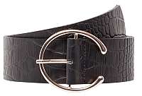 Vero Moda Dámsky opasok Palermo Leather Waist Belt Black 75 cm