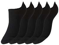 Vero Moda Sada ponožiek VMALICE SNEAKER SOCKS - 5 PACK Black