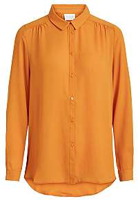 Vila Dámska košeľa VILUCY L / S BUTTON SHIRT - Noosa Gold en Oak L