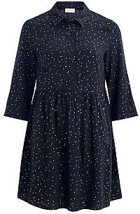 Vila Dámska šaty VIGIULIA 3/4 SHORT DRESS/1 Total Eclipse
