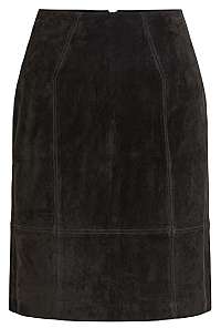 Vila Dámska sukňa VIFAITH HW SUEDE SKIRT / 1 Black