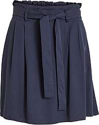 Vila Dámska sukňa Vivera HW SHORT SKIRT / SU Navy Blaze r
