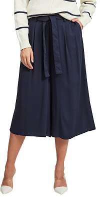 Vila Dámske nohavice Vivera HWRX CROPPED PANTS / SU Navy Blaze r