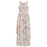 Vila Dámske šaty Nola S/L Maxi Layer Dress/Za Rose Smoke