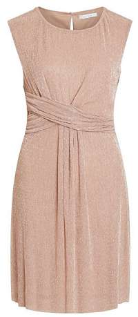 Vila Dámske šaty Vilamos S/L Dress/Dc Silver Peony XS