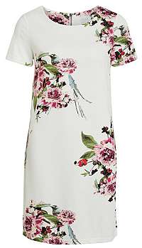 Vila Dámske šaty Vitinny New S/S Dress - Lux Cloud Dancer S