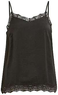 Vila Dámske tielko Cava Lace Singlet-Noos Black L