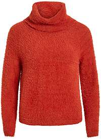 Vila Dámsky sveter VIALINJA KNIT L / S TOP / KI Ketchup XL