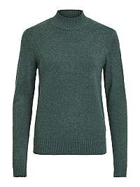 Vila Dámsky sveter VIRIL L/S TURTLENECK KNIT TOP-NOOS Pine Grove XL