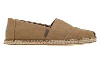 TOMS Toffee Washed Canvas/Blanket Alpargata