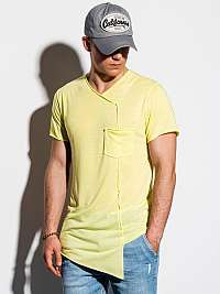 Asymetrické žlté tričko S1215