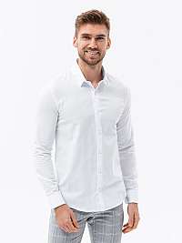 Atraktívna biela košeľa V1 K642