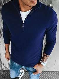 Atraktívny granátový sveter so zipsom