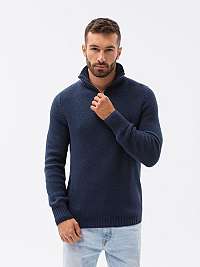 Atraktívny sveter v tmavomodrej farbe E194