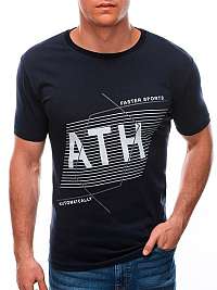 Bavlnené granátové tričko ATH S1594
