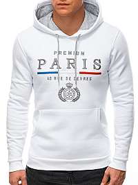 Biela mikina Premium Paris B1380