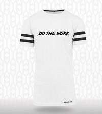 Biele pánske tričko DO THE WORK - L