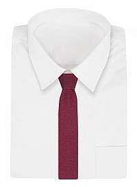 Bordová kravata s paisley vzorom Angelo di Monti