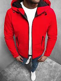 Červená softshell bunda na prechodné obdobie JS/HM187/5