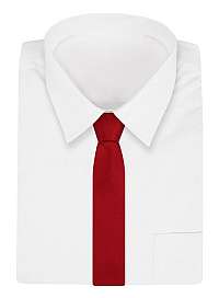 Červená štrukturovaná pánska kravata