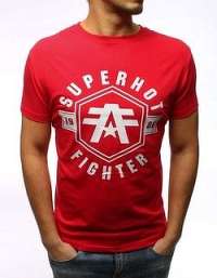 Červené tričko SUPERHOT FIGHTER