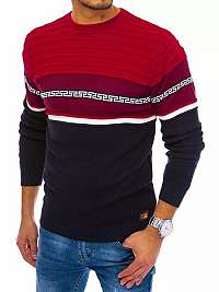 Červený módny sveter