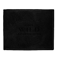 Čierna pánska peňaženka WILD