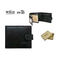 Čierna peňaženka pre pánov WILD