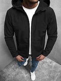 Čierna softshell bunda na prechodné obdobie JS/HM187/1